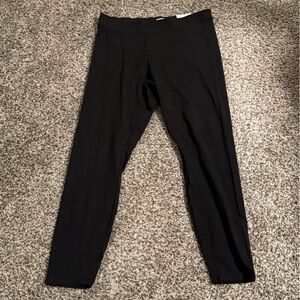 LC by Lauren Conrad Women's Black Mid-Rise Leggings - XL - NWT - Very Flattering